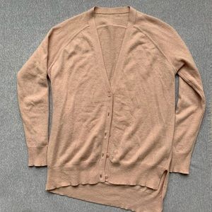 Cashmere ballet pink/peach cardigan